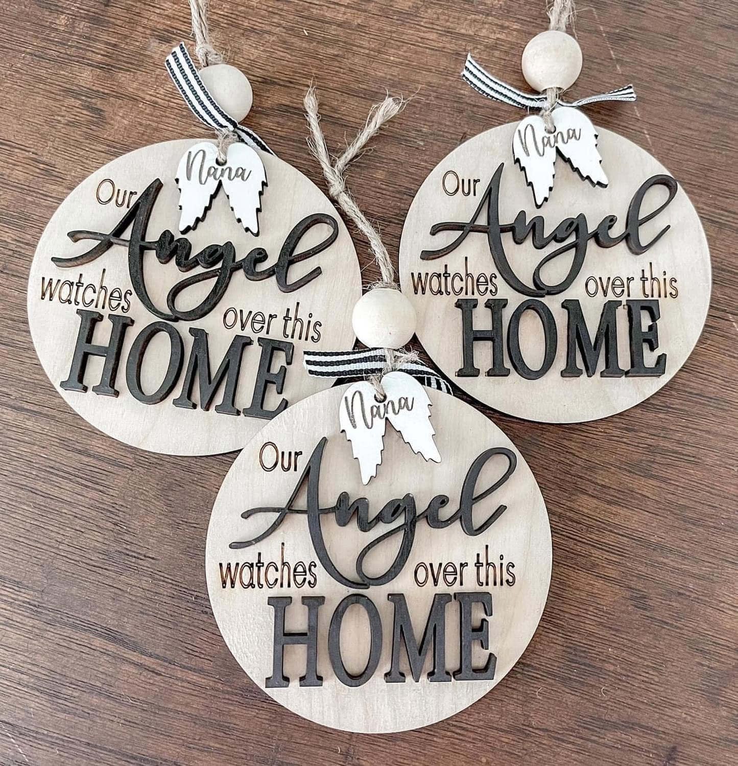 Custom PERSONALIZED ANGEL Ornament (PREORDER- Arrives in 4-5 wks)