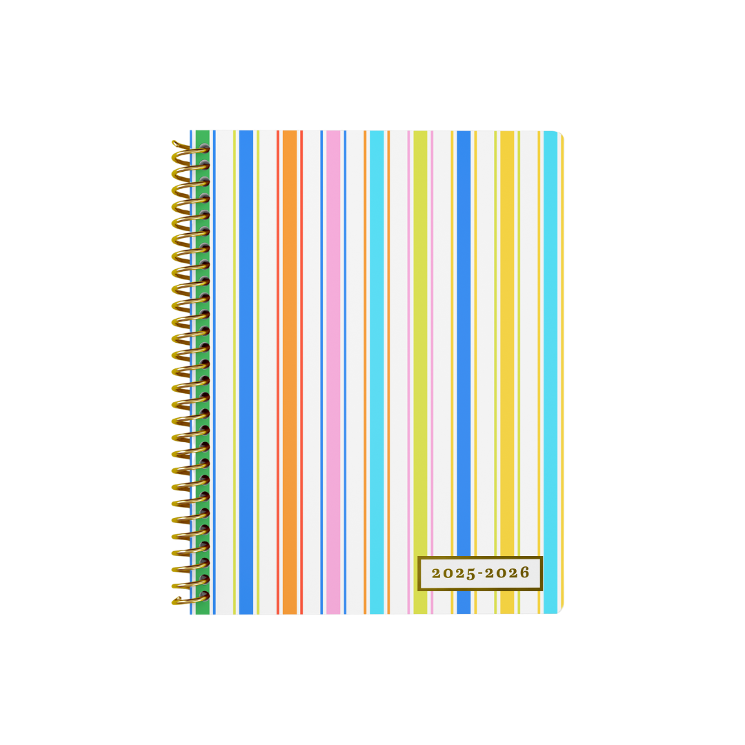 (Pre-Order) Gimme Multicolor Stripes - Weekly Everyone™ Planner by BERTEAU & Co.