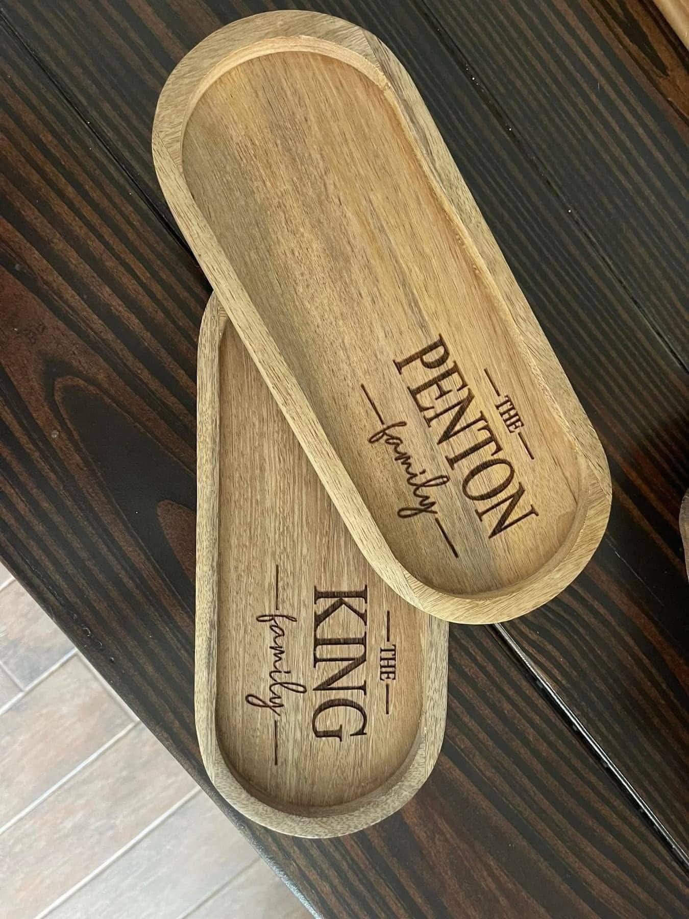 Custom Personalized Decor Tray (Preorder - Ships in 4-5 Weeks)
