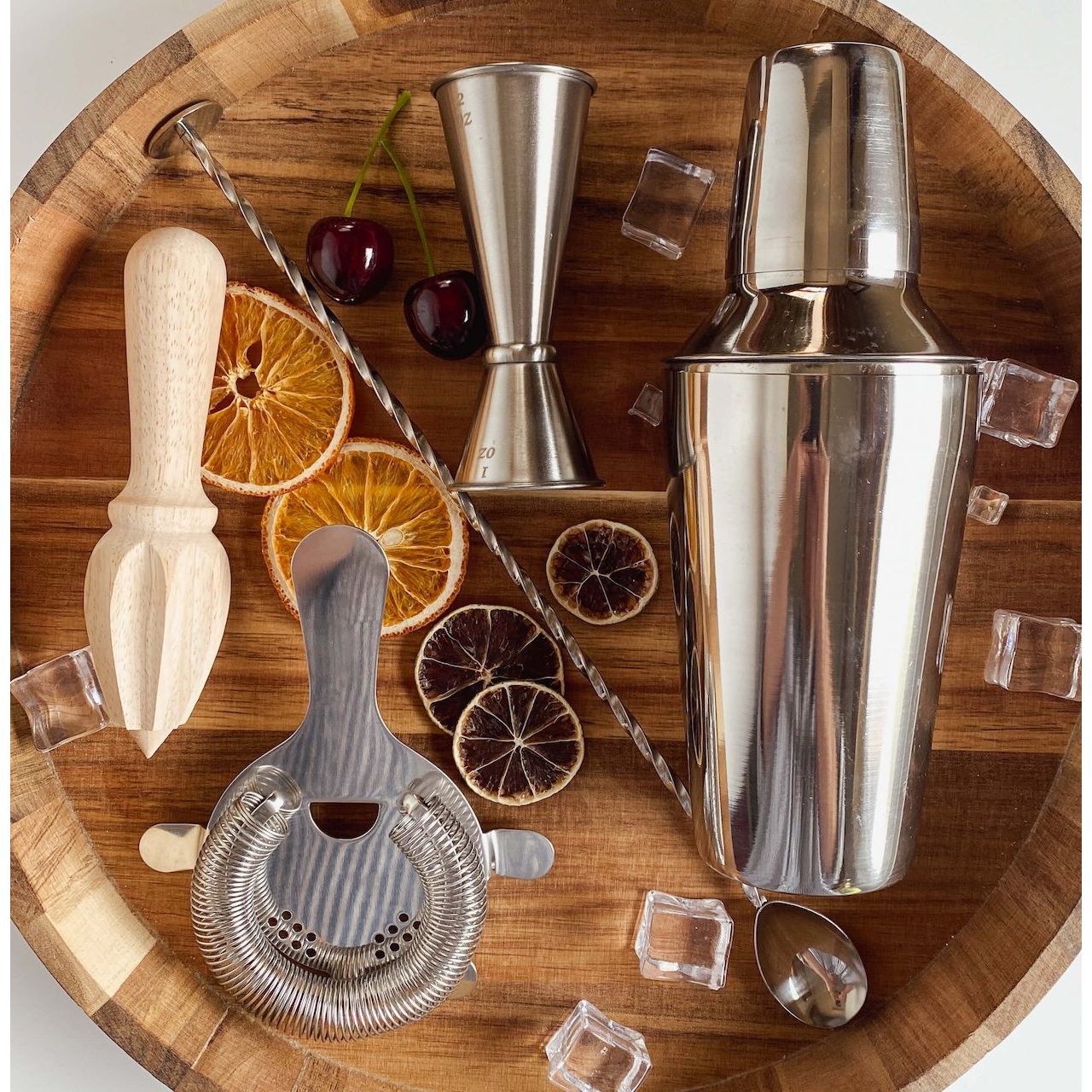 Cocktail Bar Tool Kit – Essential Mixology Set for Home Bartenders