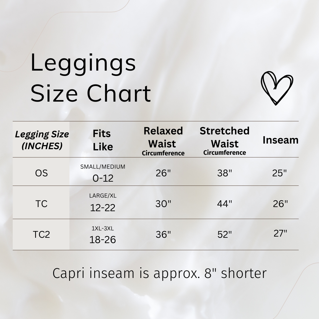 Dainty Floral Capri Leggings w/ Pockets