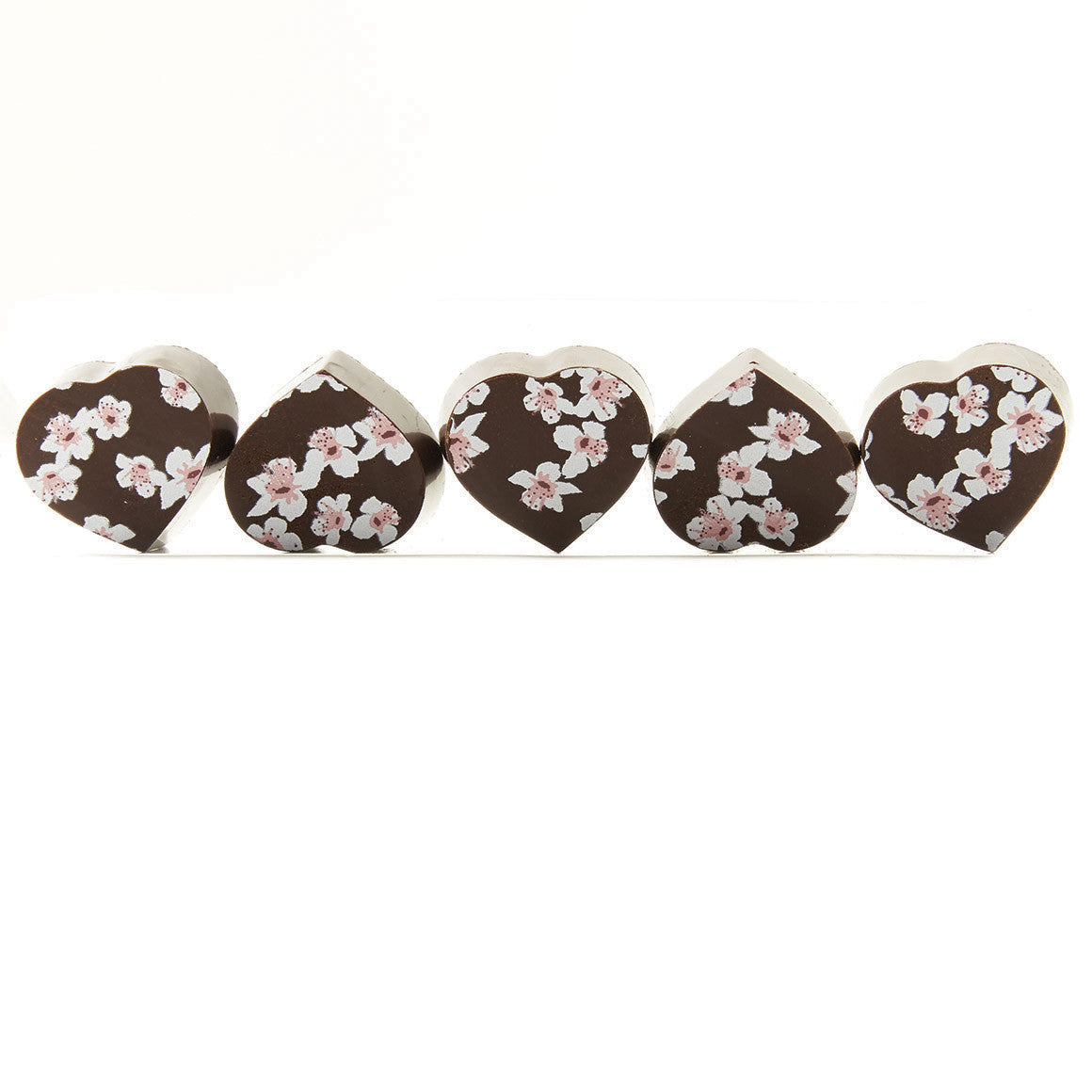 Spring Flowers Bonbons: Dark Chocolate & Dulce de Leche