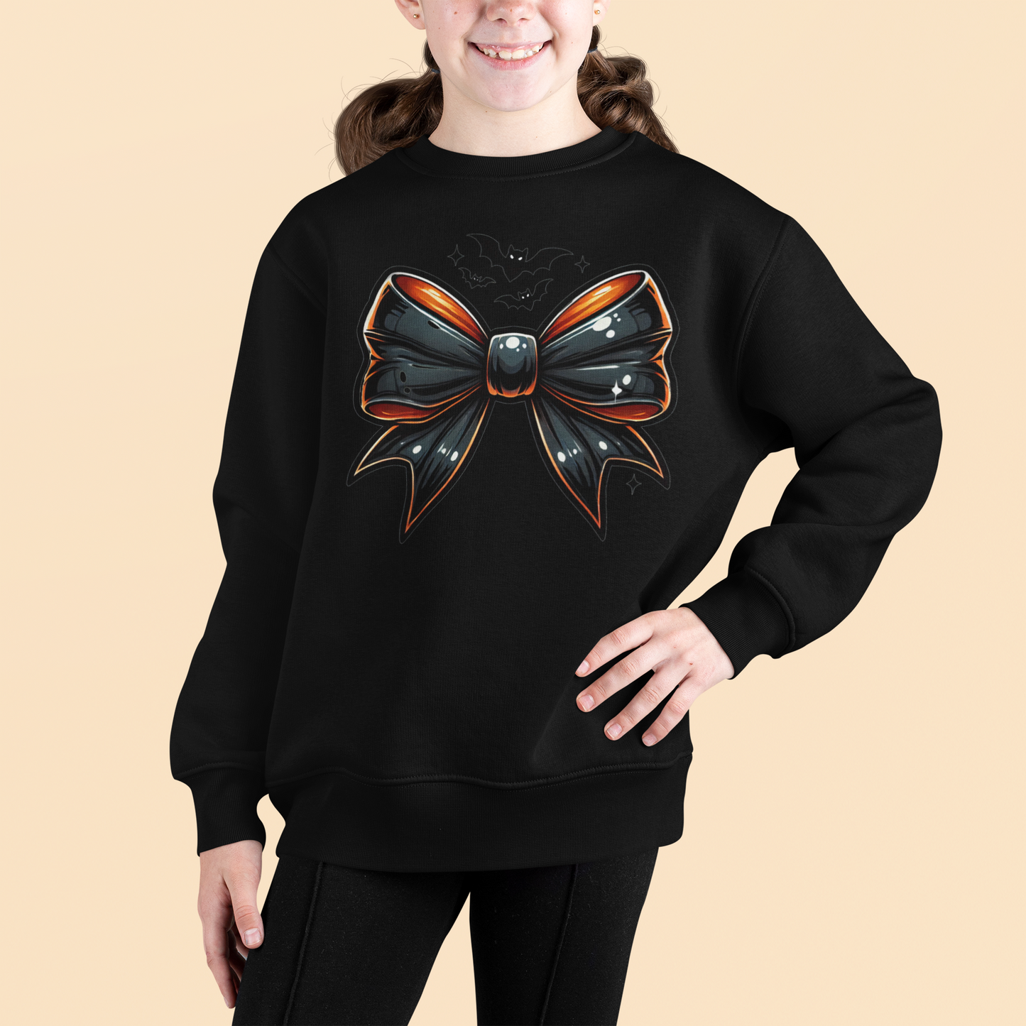 Boo-tique Bow Youth & Toddler Sweatshirt
