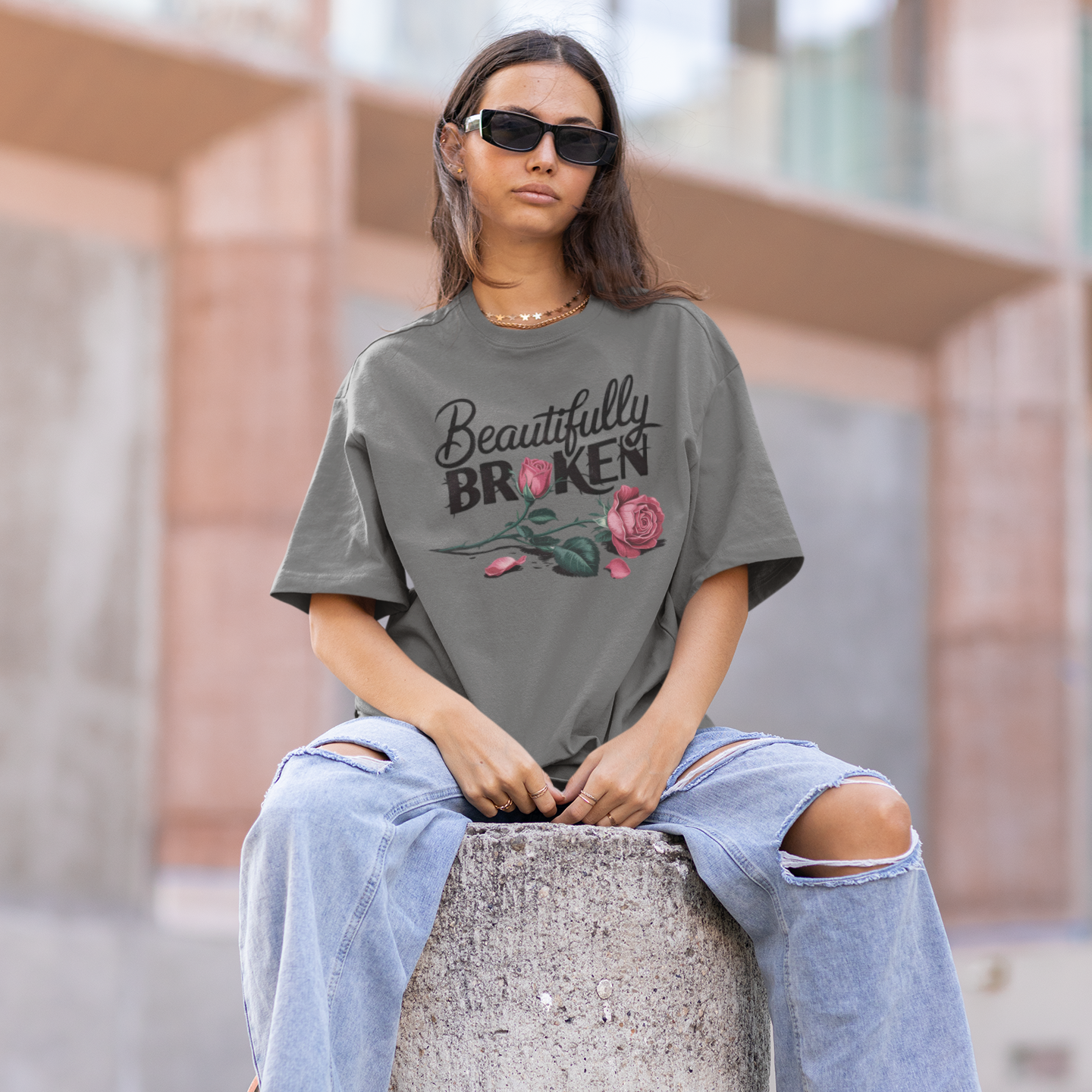 Rose in the Wreckage Graphic Tee