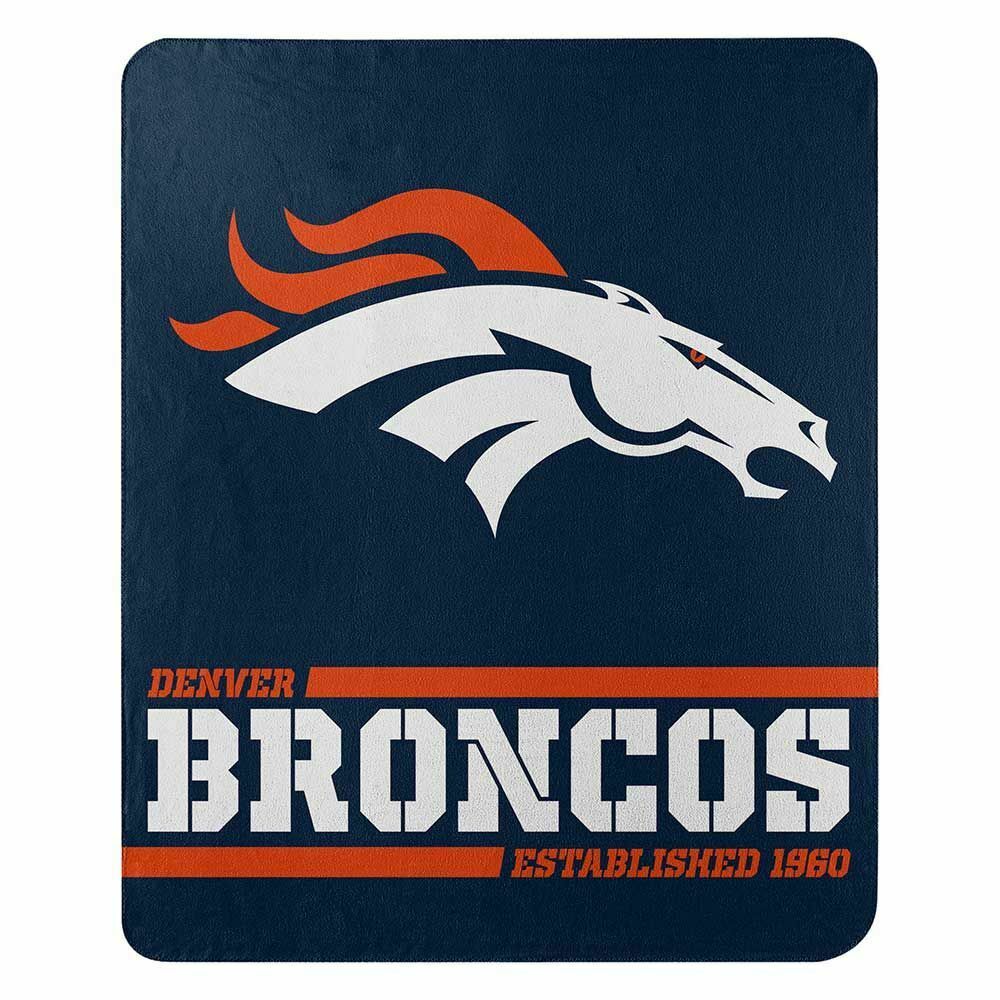 Denver Broncos NFL Split Wide Fleece Blanket 50" x 60"