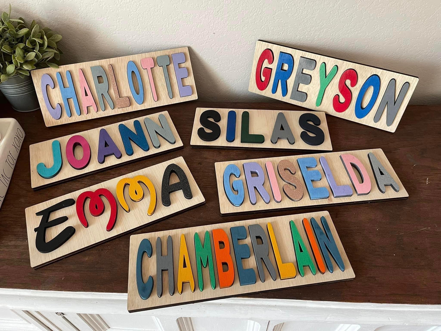 Custom Personalized Name Puzzle (PREORDER - Ships in 3-4 Weeks)