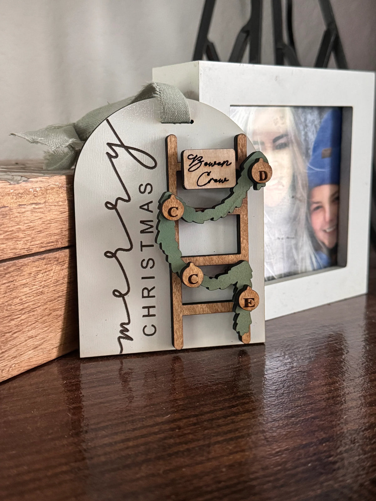Custom PERSONALIZED Ladder Ornament (PREORDER- ETA ~6 WEEKS)