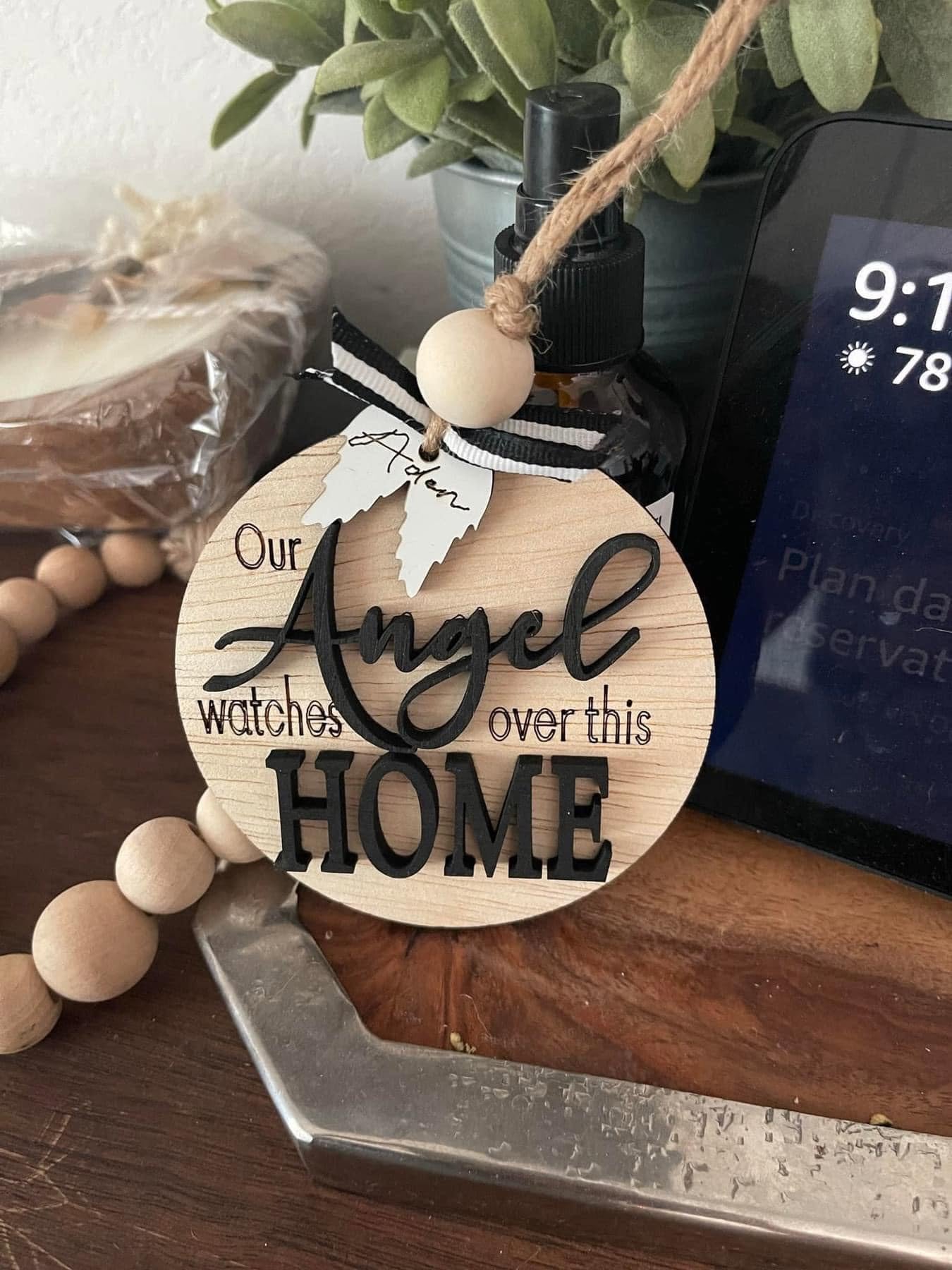 Custom PERSONALIZED ANGEL Ornament (PREORDER- Arrives in 4-5 wks)