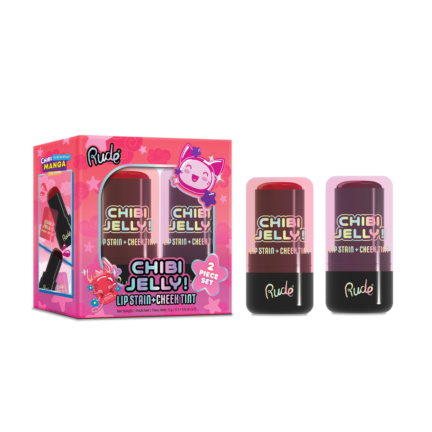 Chibi Manga Collection Chibi Jelly! Lip Stain + Cheek Tint Duo