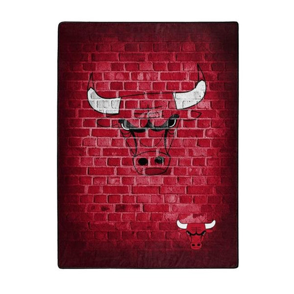 Chicago Bulls Street Raschel Throw Blanket 60" x 80"