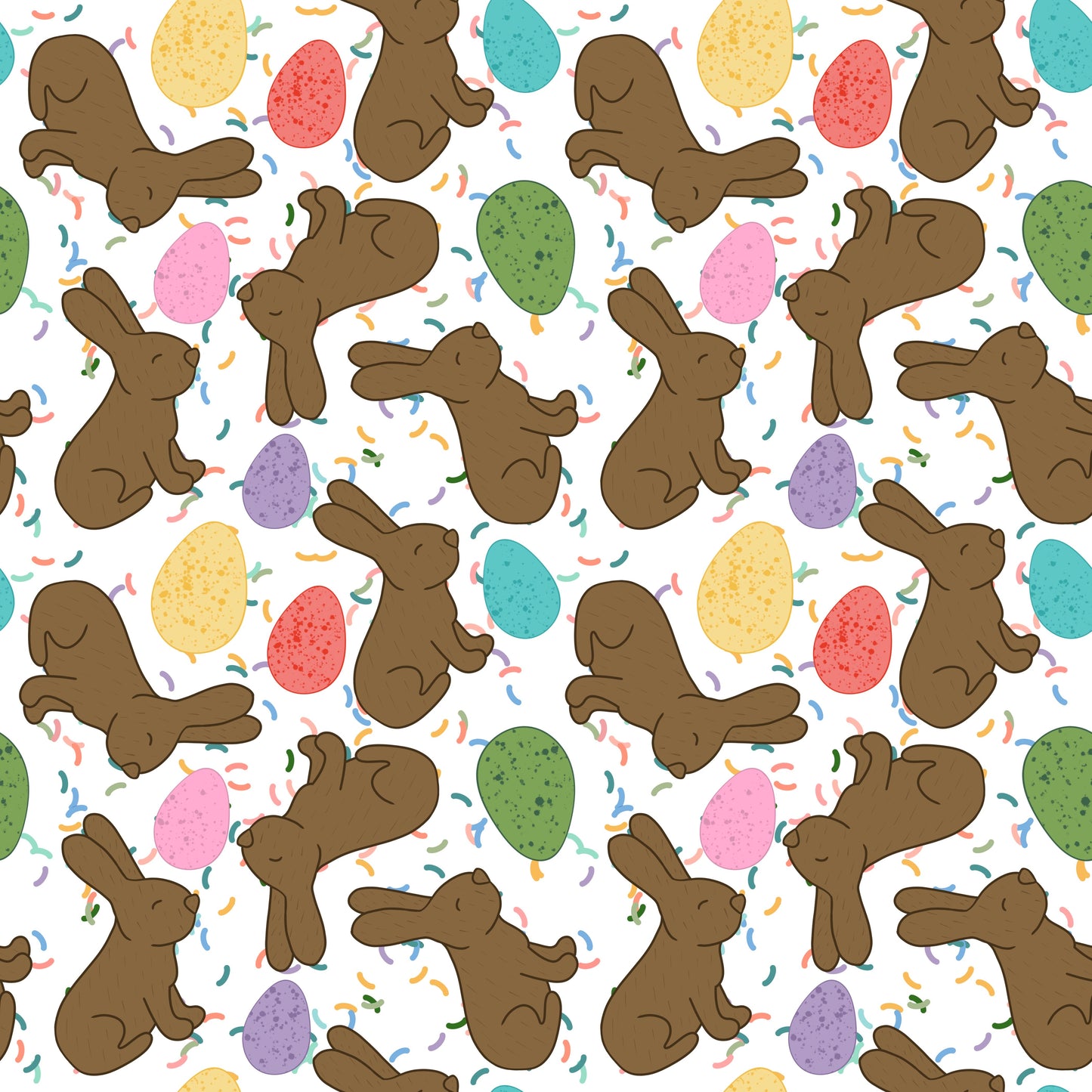 Chocolate Bunny kids leggings with pockets