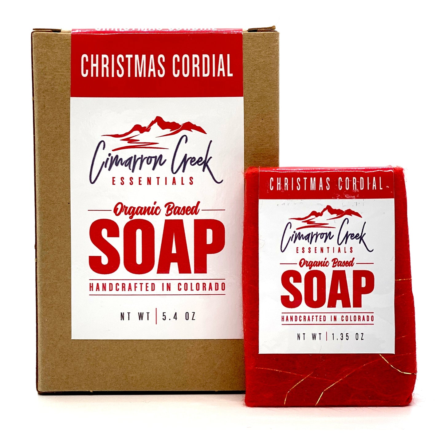 Christmas Cordial Organic Bar Soap 5.4oz