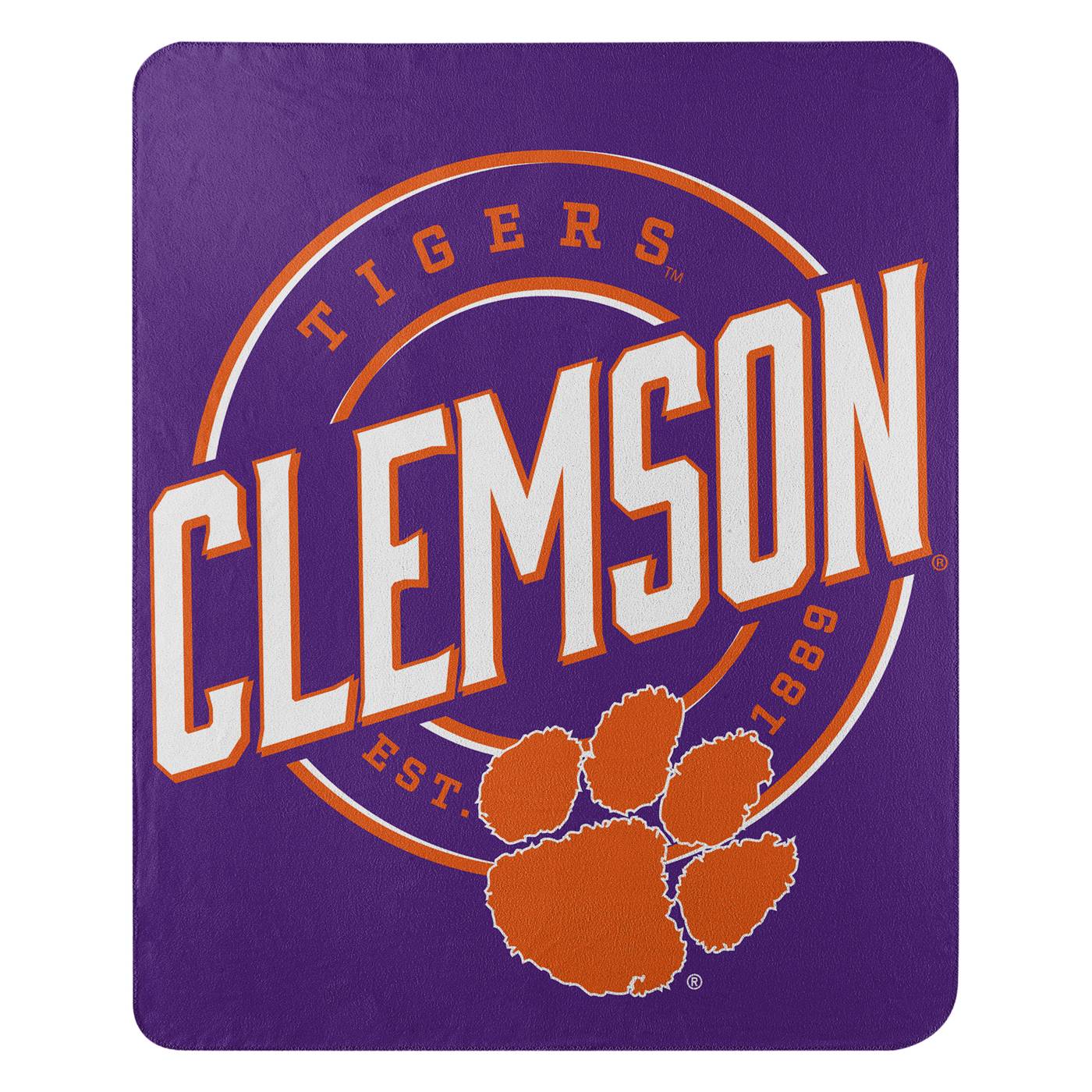 Clemson Tigers Campaign Fleece Blanket