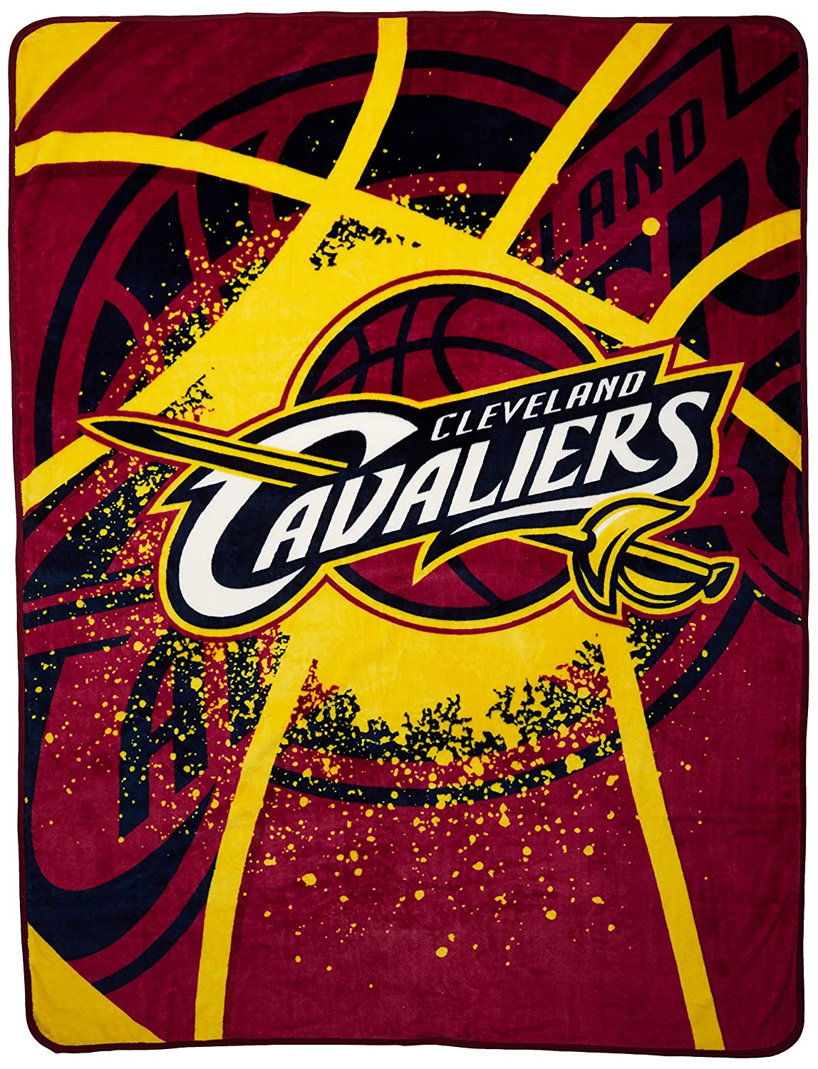 Cleveland Cavaliers Shadow Play Raschel Throw Blanket 60" x 80"
