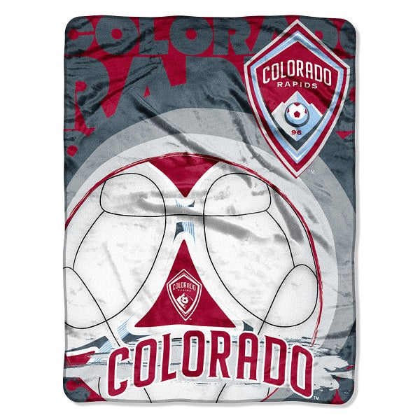 Colorado Rapids Micro Raschel Throw Blanket 46x60"