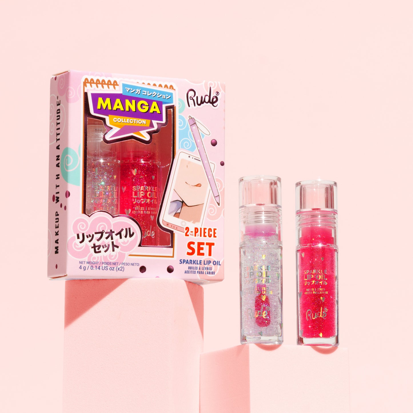 Chibi Manga Collection Sparkle Lip Oil Duo