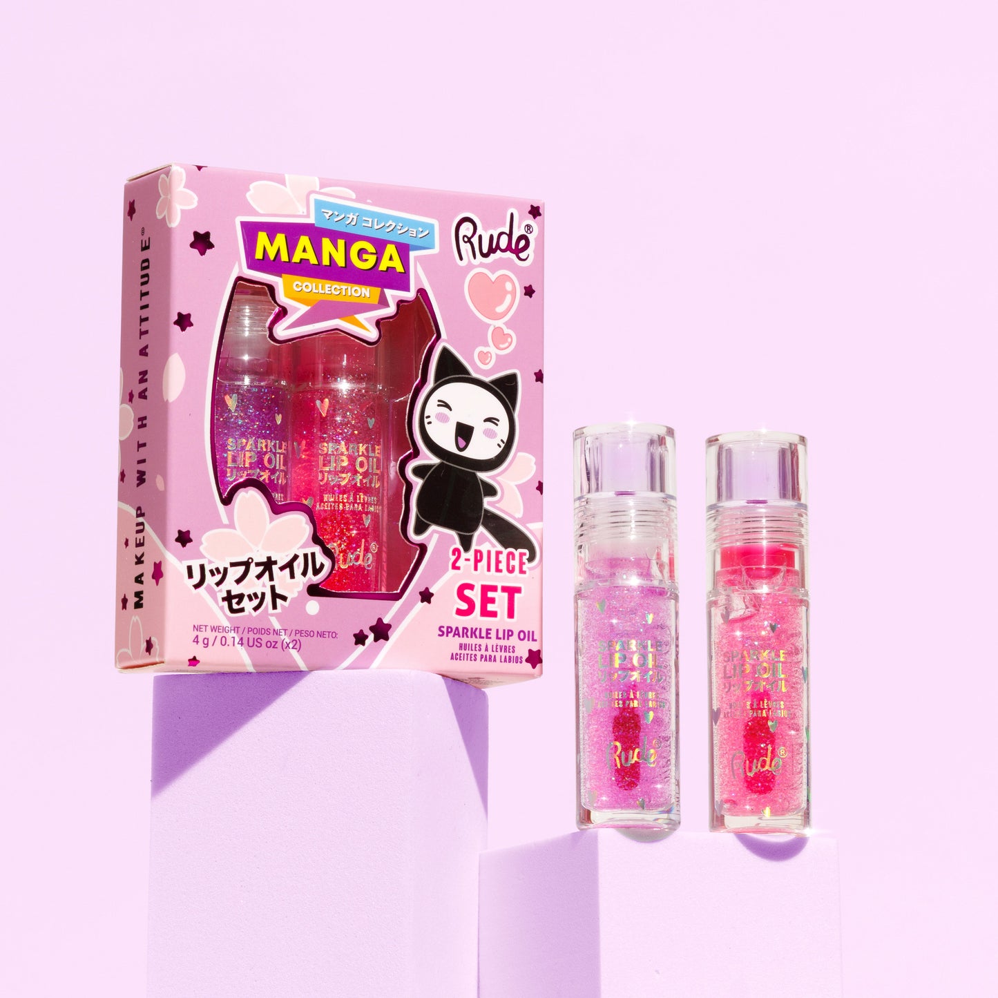 Chibi Manga Collection Sparkle Lip Oil Duo