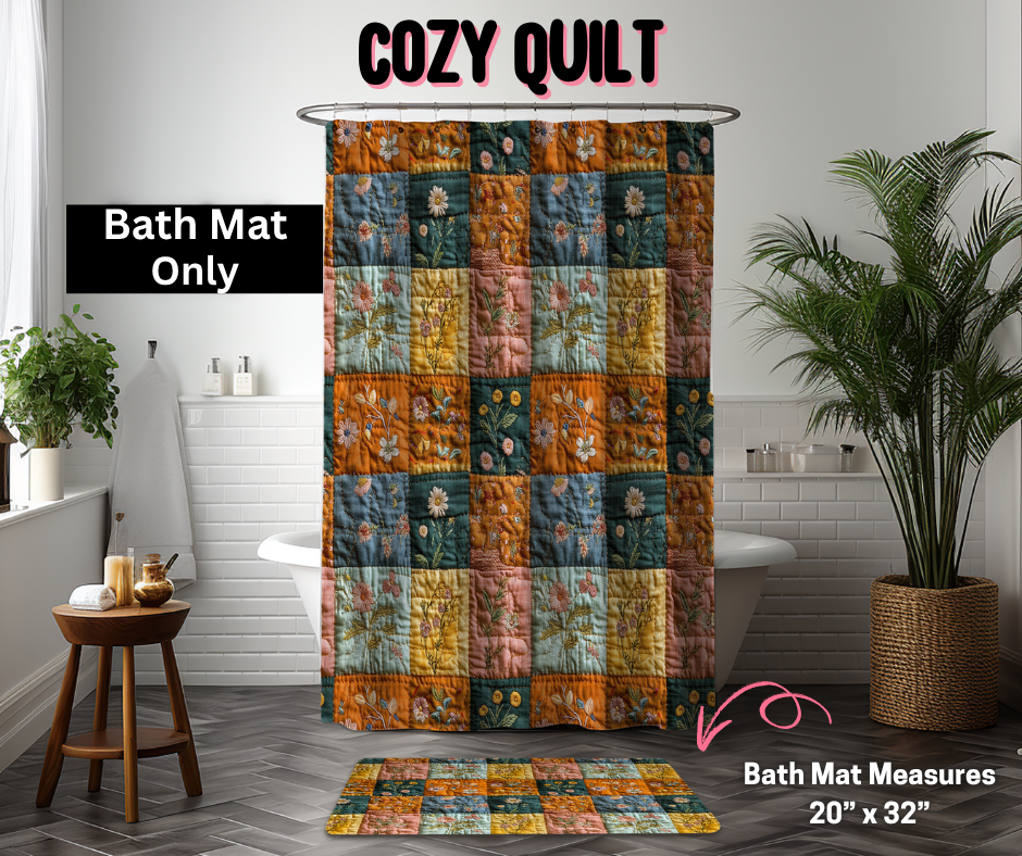 Cozy Quilt Custom Bath Mat