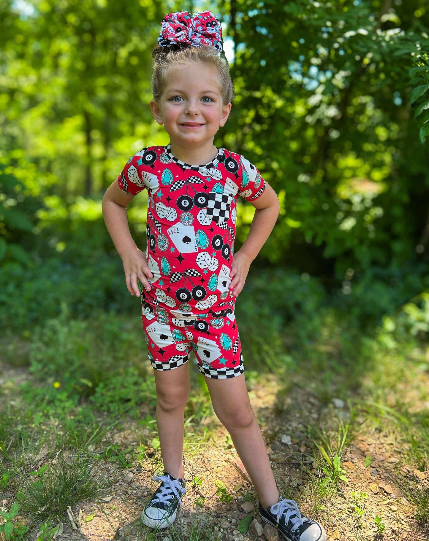Wild Card Bamboo Short Set