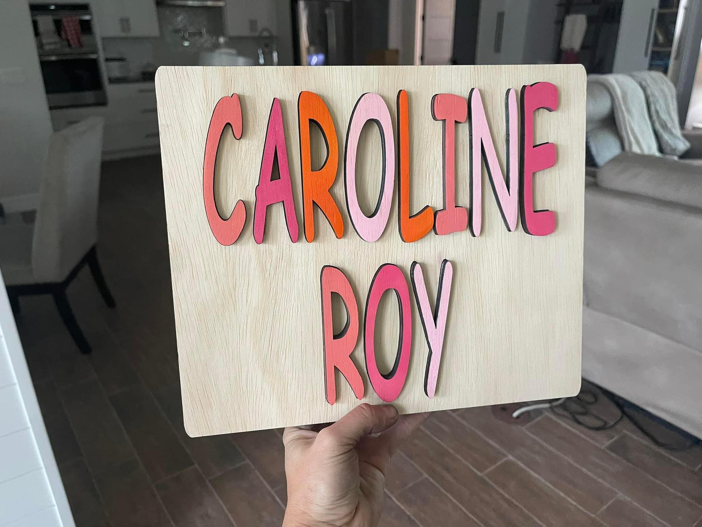 Custom Personalized Name Puzzle (PREORDER - Ships in 3-4 Weeks)