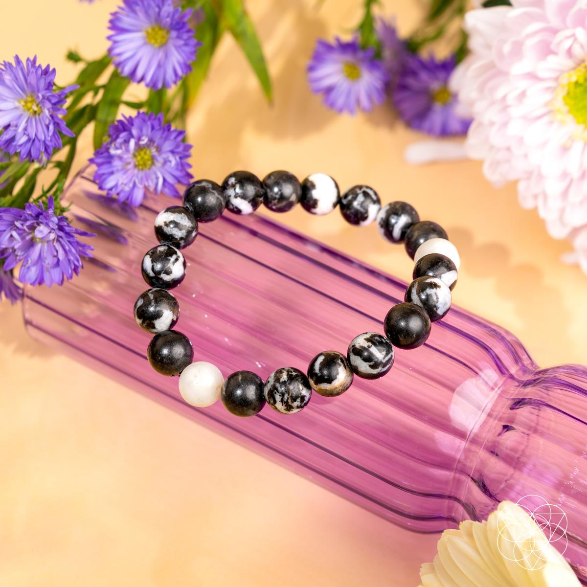 Permission to Pause - The Zebra Jasper Bracelet