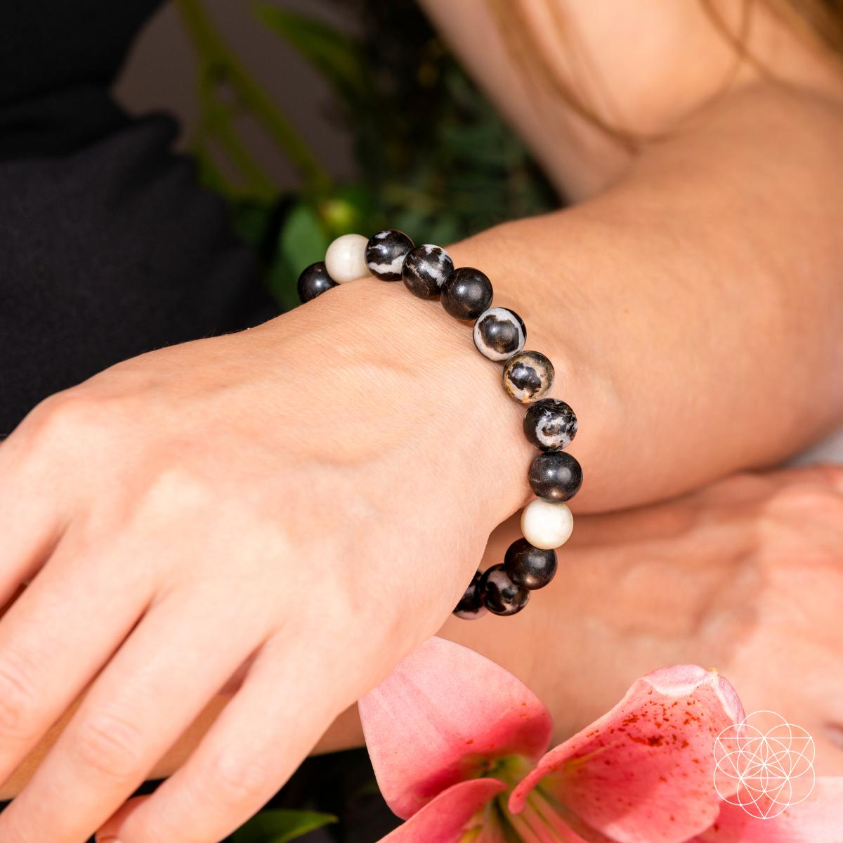 Permission to Pause - The Zebra Jasper Bracelet