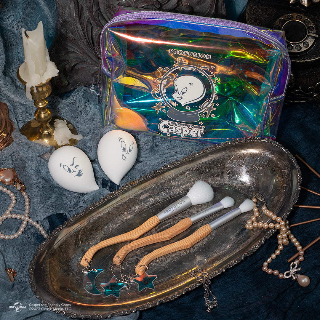 Casper the Friendly Ghost | Cosmetic Bag & Glow in the Dark Face Gems