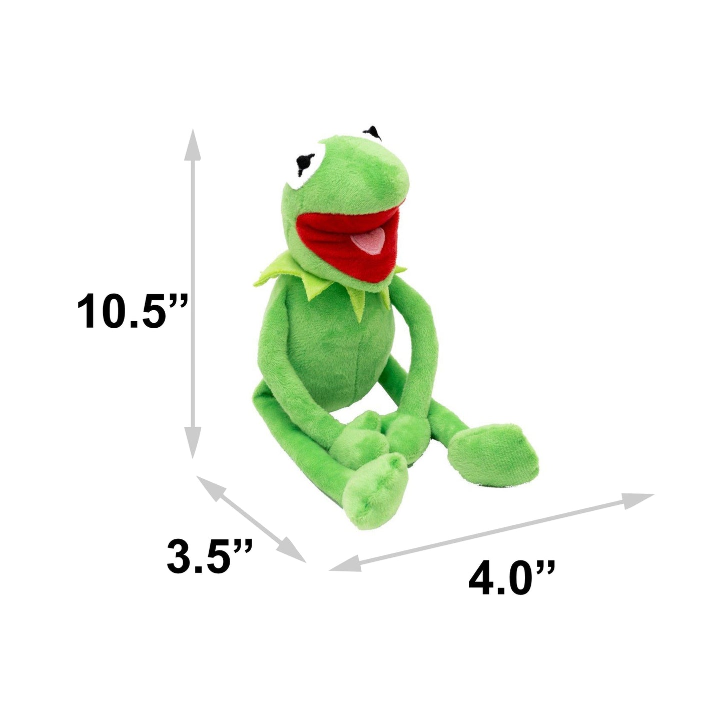Dog Toy Squeaker Plush - The Muppets Kermit the Frog Full Body Pose