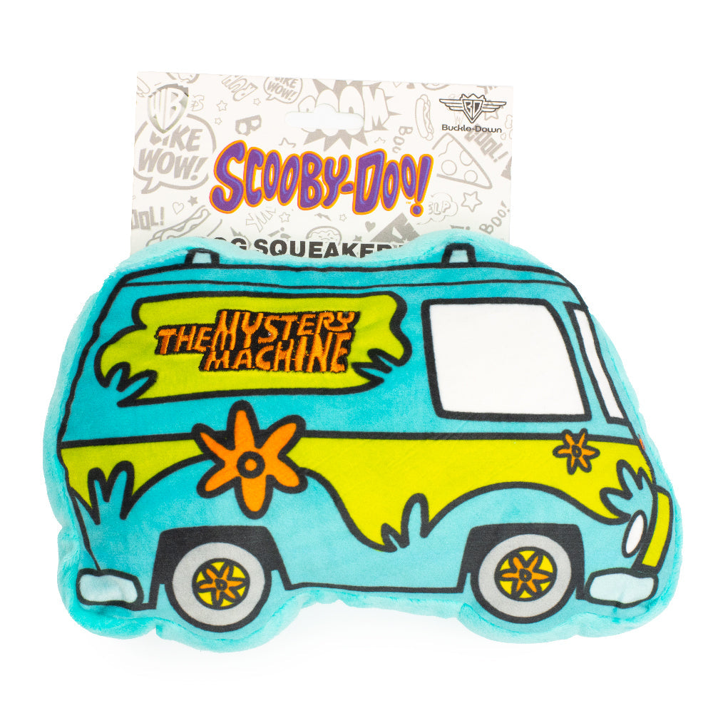 Dog Toy Squeaker Plush - Scooby Doo Flat Mystery Machine Van