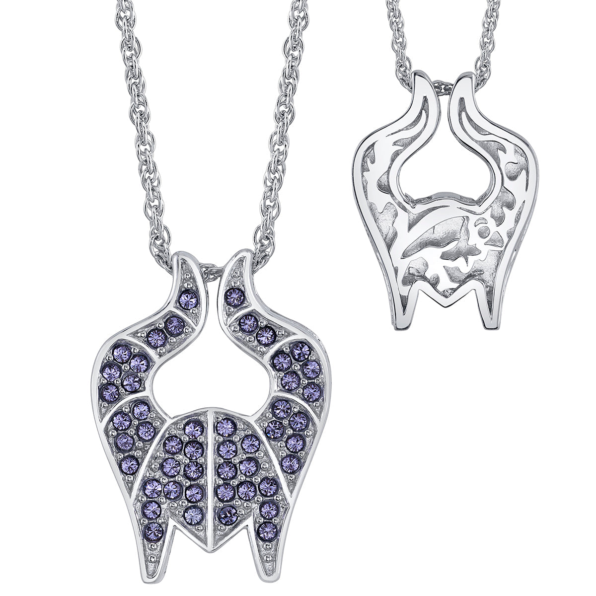 Disney X RockLove DISNEY SLEEPING BEAUTY Maleficent Iconic Villains Necklace