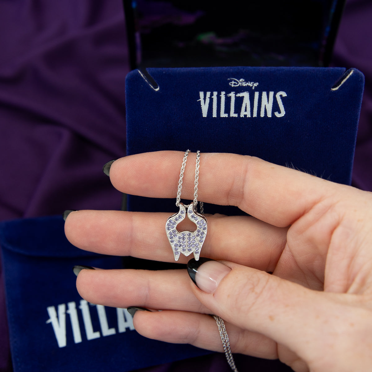 Disney X RockLove DISNEY SLEEPING BEAUTY Maleficent Iconic Villains Necklace
