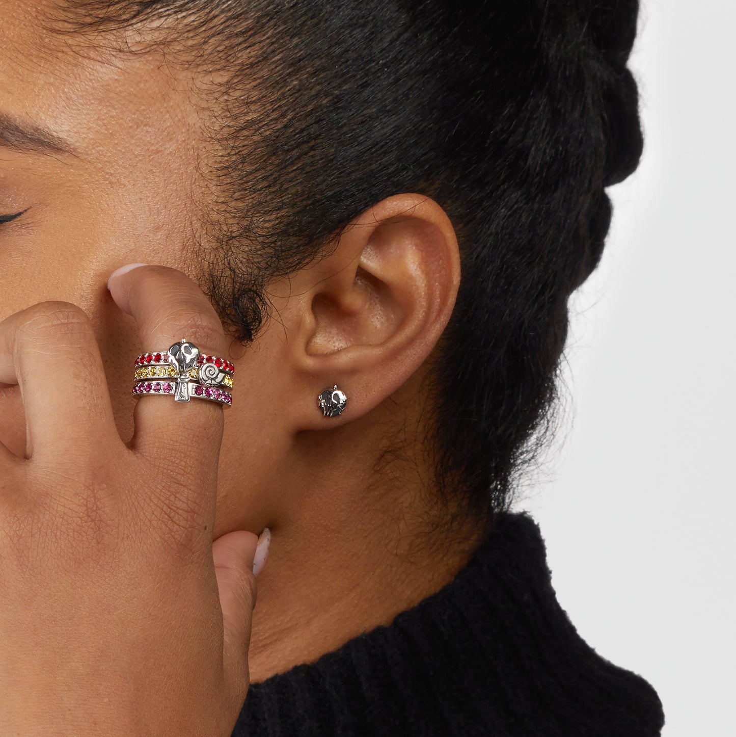 Disney X RockLove DISNEY THE LITTLE MERMAID Ursula Iconic Villains Stacker Ring