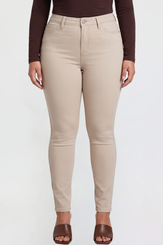 Women's Plus Mid Rise Hyperstretch Skinny Pants