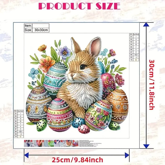Easter Bunny & Eggs Partial
