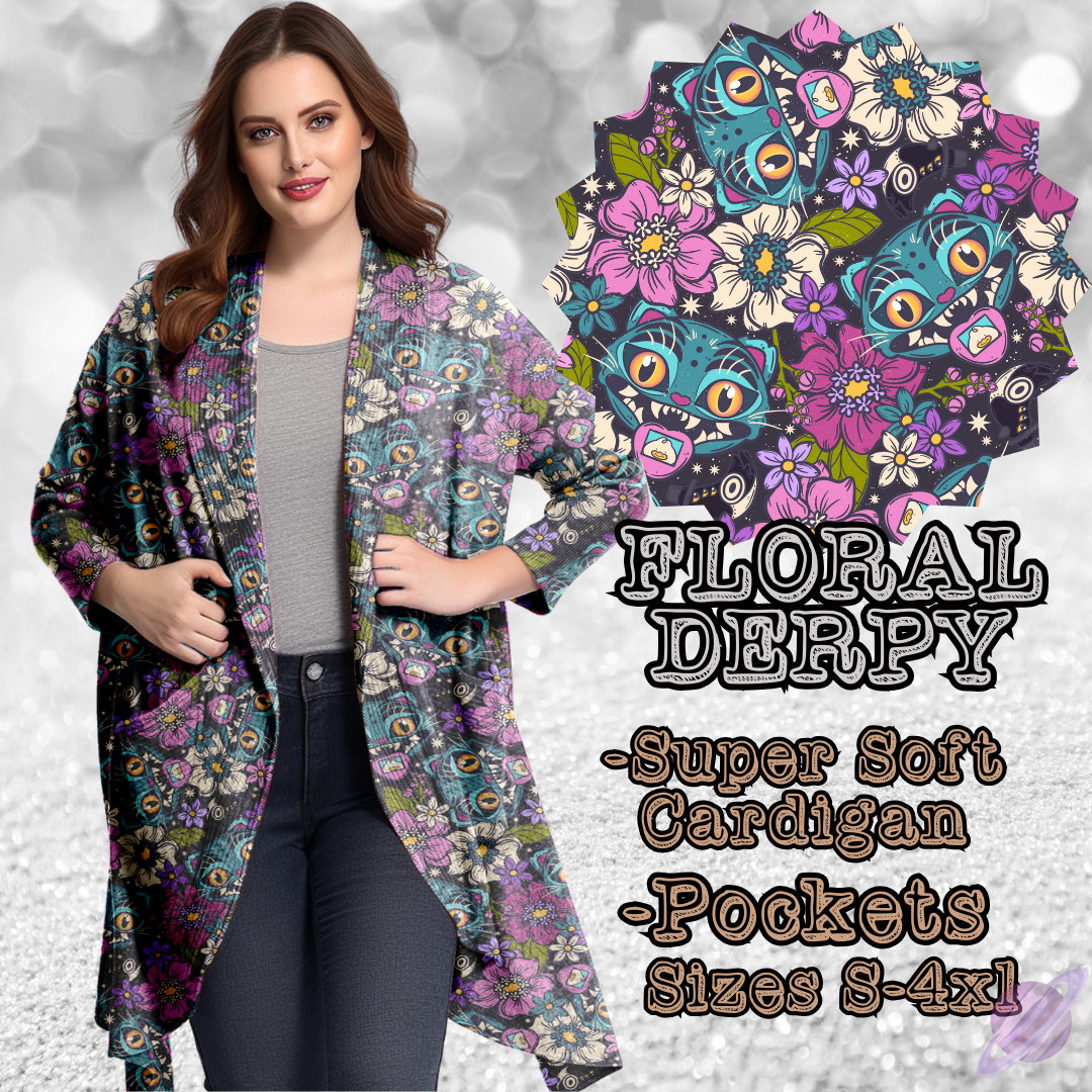 FLORAL DERPY-BATCH 119-CARDIGAN-PREORDER CLOSING 9/19