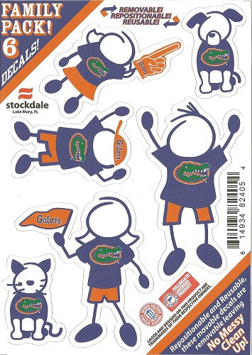 Florida Gators Family Decals - Small