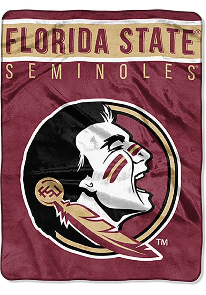 Florida State Seminoles Royal Plush Raschel Throw Blanket 60"x80"