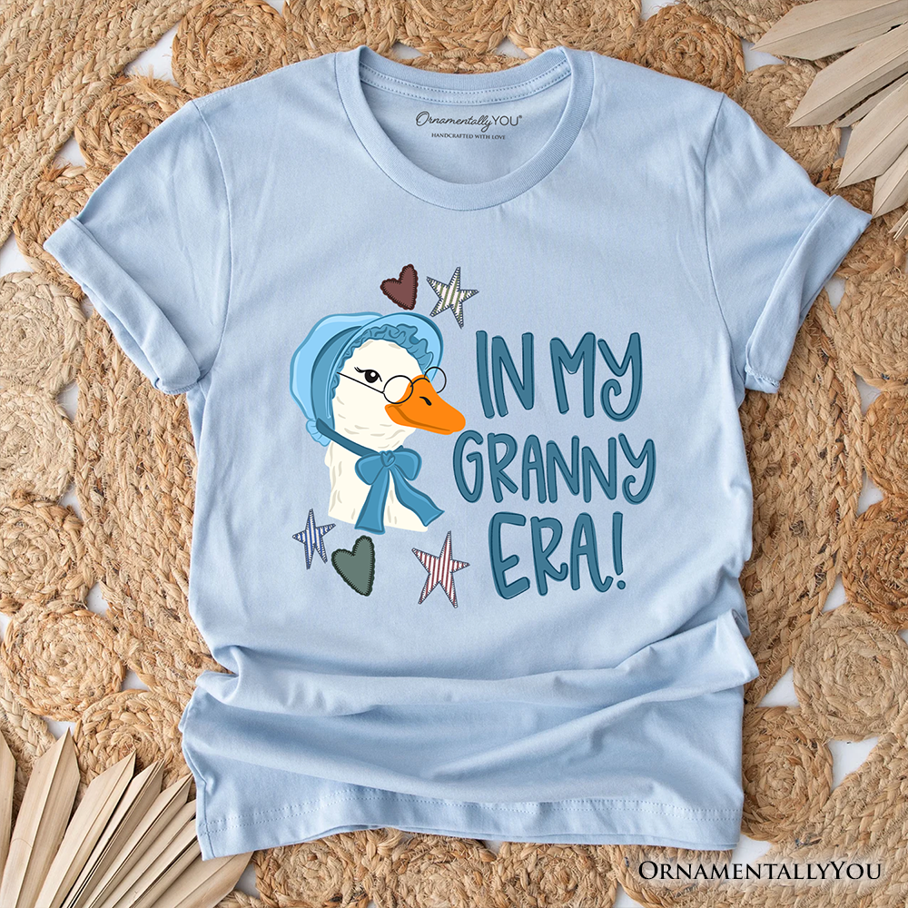 In My Granny Era Goose T-Shirt, Funny Grandma Doodle Tee