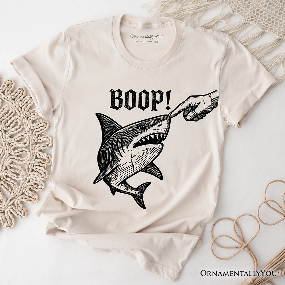 Boop Shark T-Shirt, Funny Ocean Animal Tee