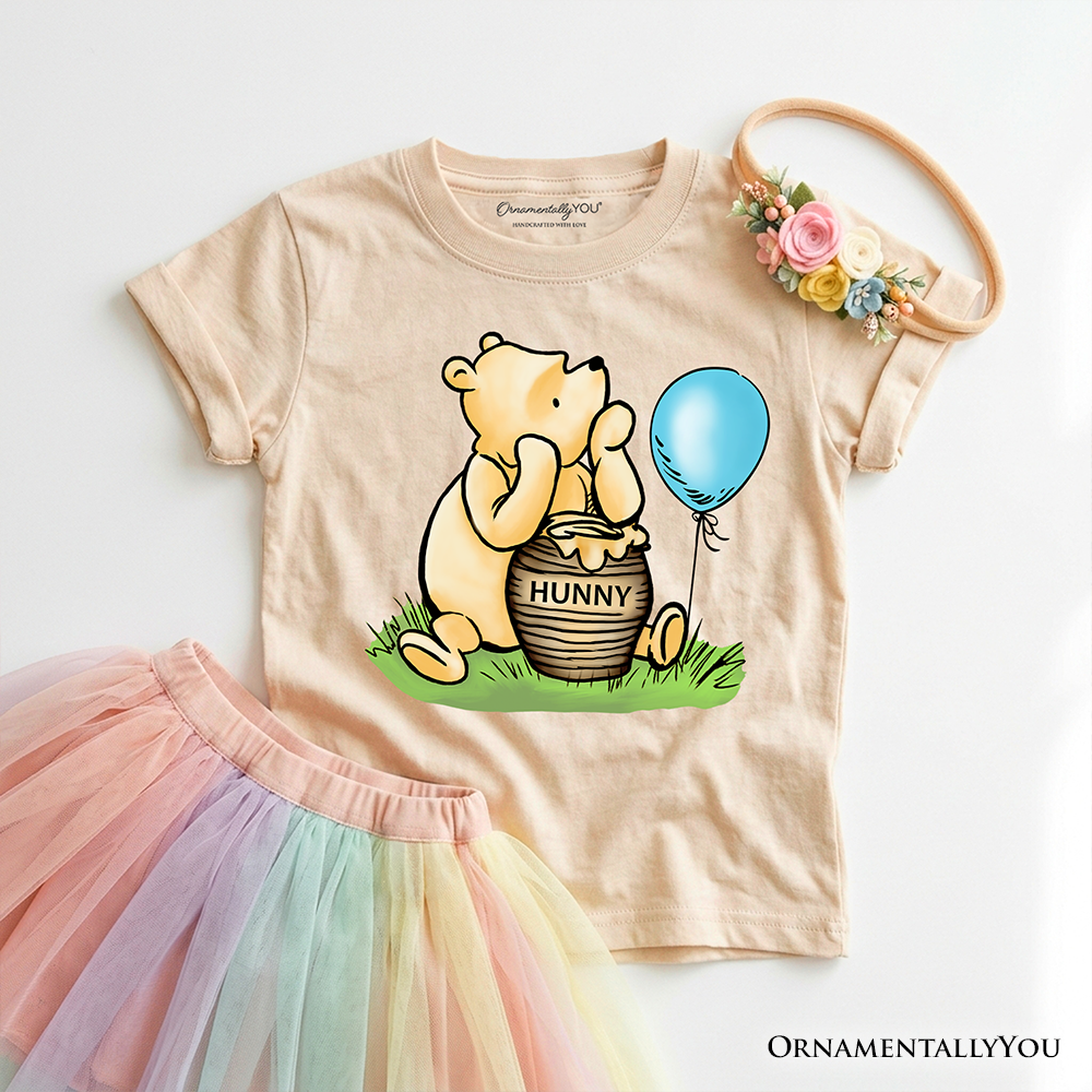 Kids Charming Storybook Bear Cute Trendy Tee