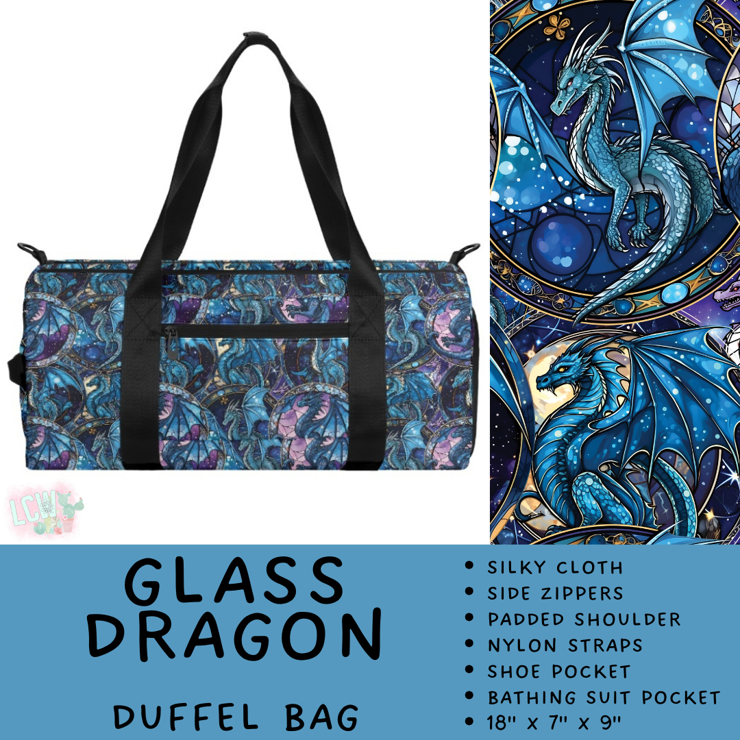 Batch #495 - Travel Collection - Closes 2/23 - ETA late April - Glass Dragon Duffel Bag