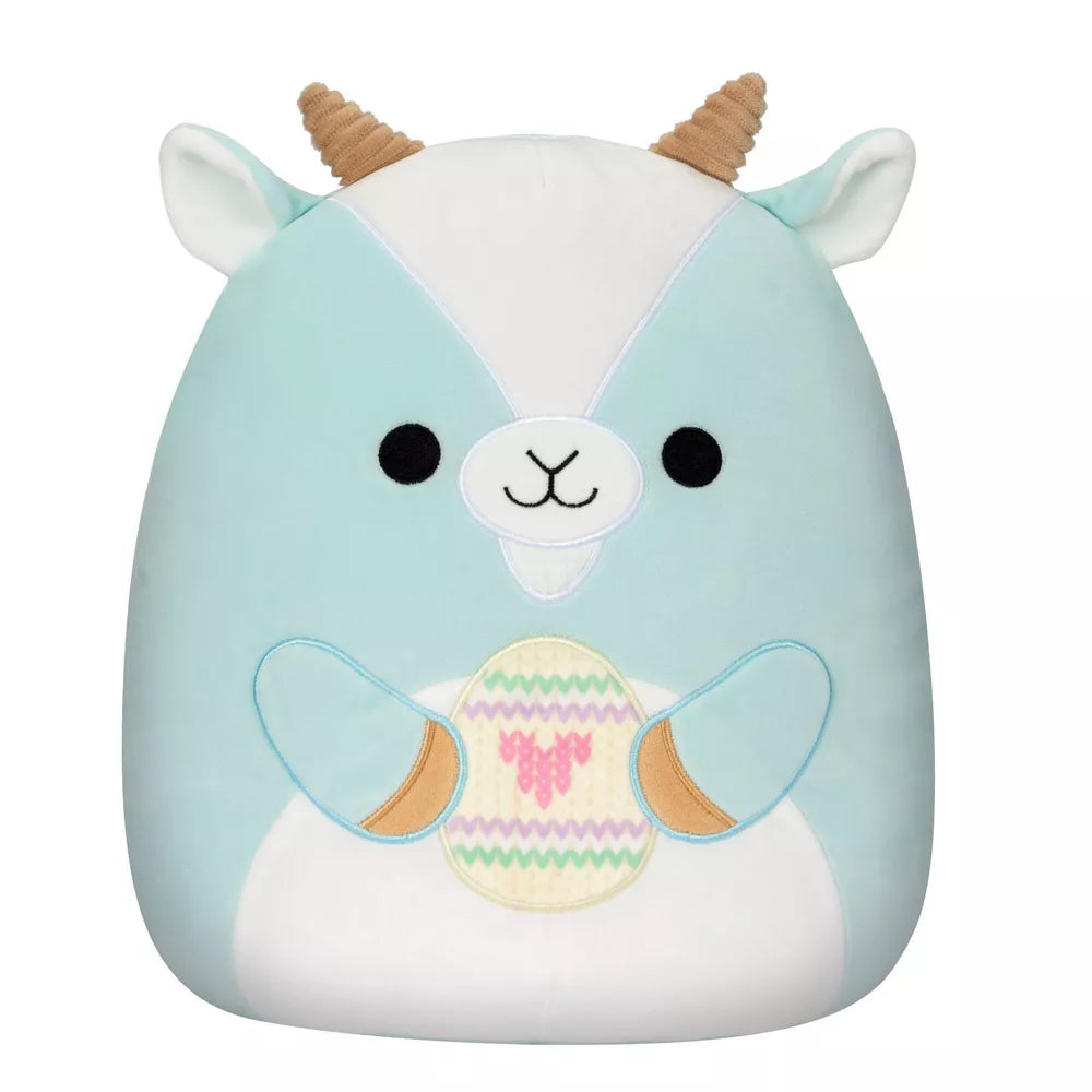 Squishmallows Domingo the Blue Goat Holding An Easter Egg 12" 2023 Easter Collection Stuffed Plush