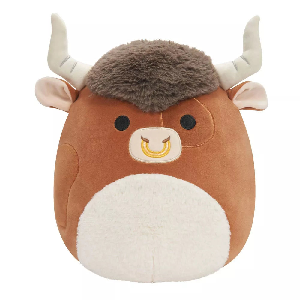 Squishmallows 11" Shep The Brown Spotted Bull Plush