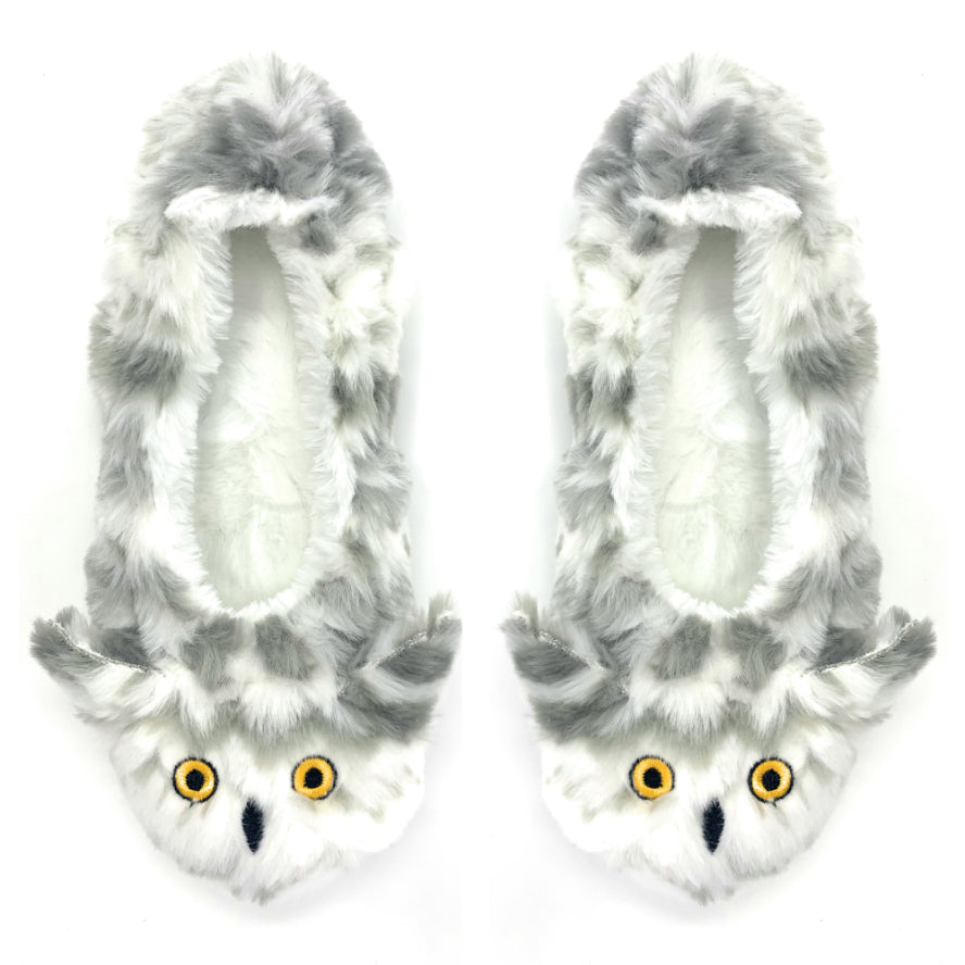 Owl Right Plush Slippers