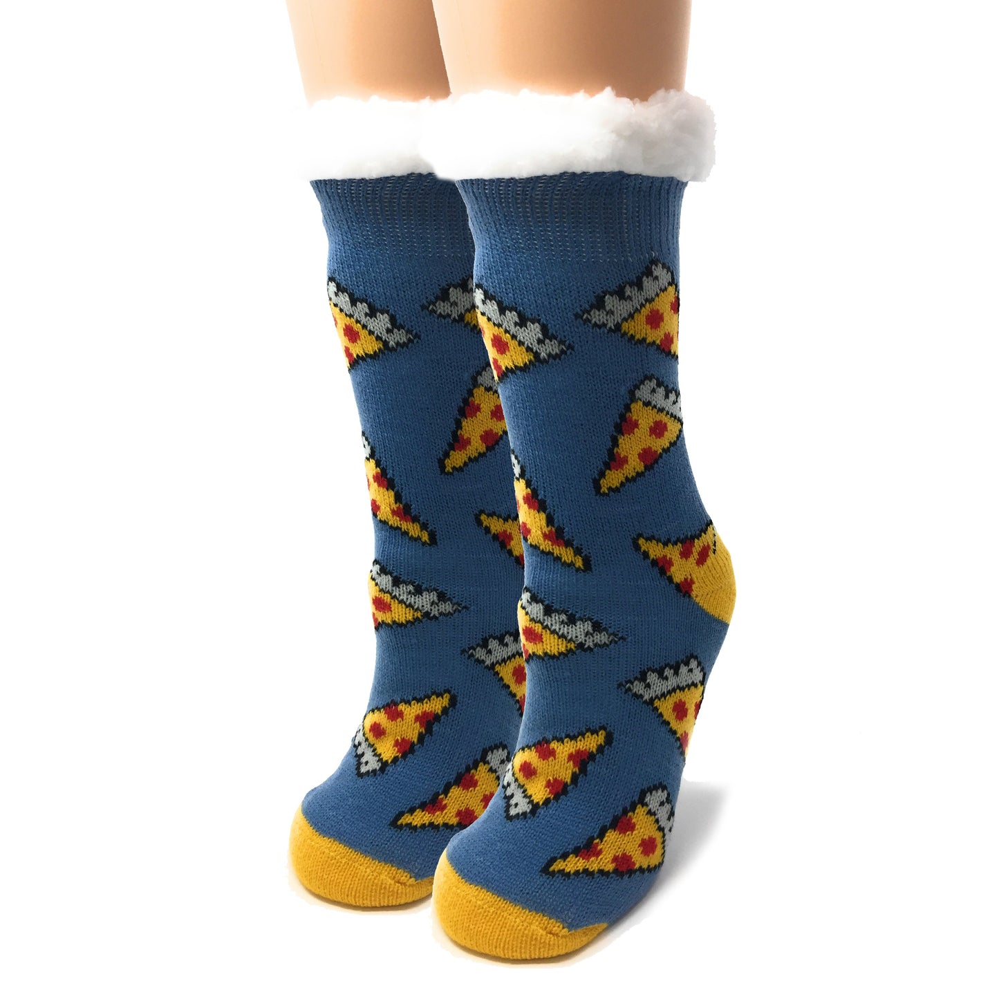 Women's Pizza Time Sherpa Slipper Socks