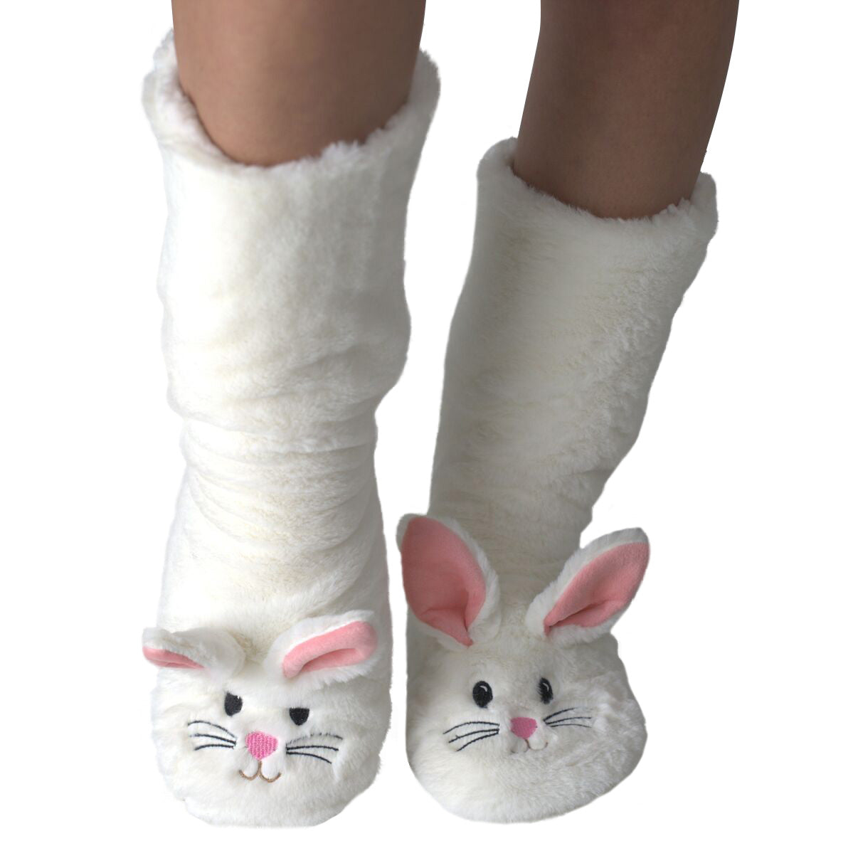 Women's Bunny Plush Sherpa Slipper Socks