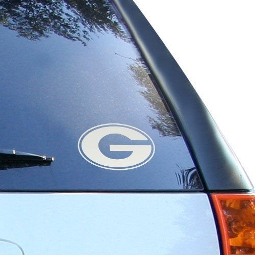 Georgia Bulldogs Silver Window Graphic Decal