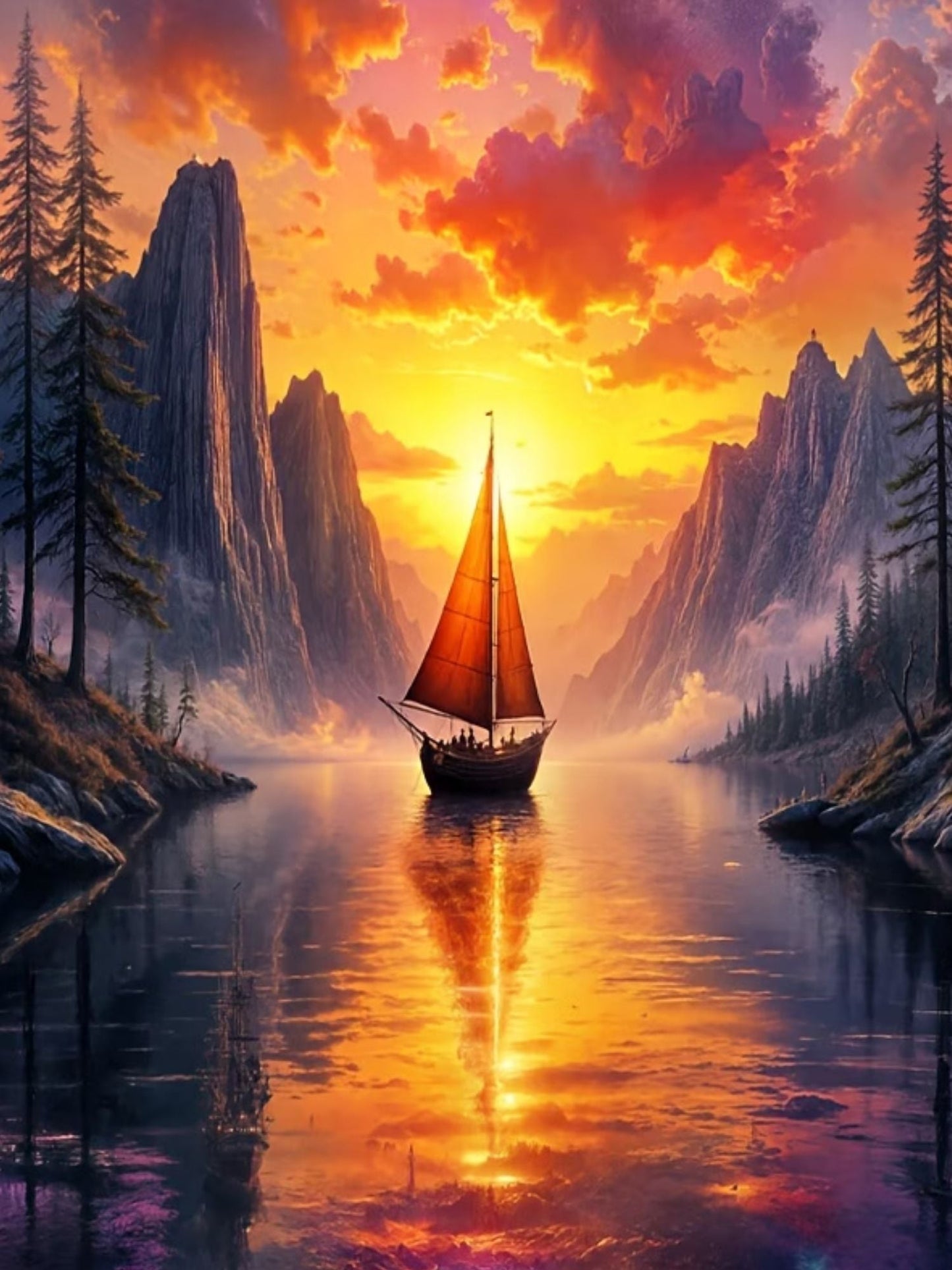 Golden Sunset Voyage