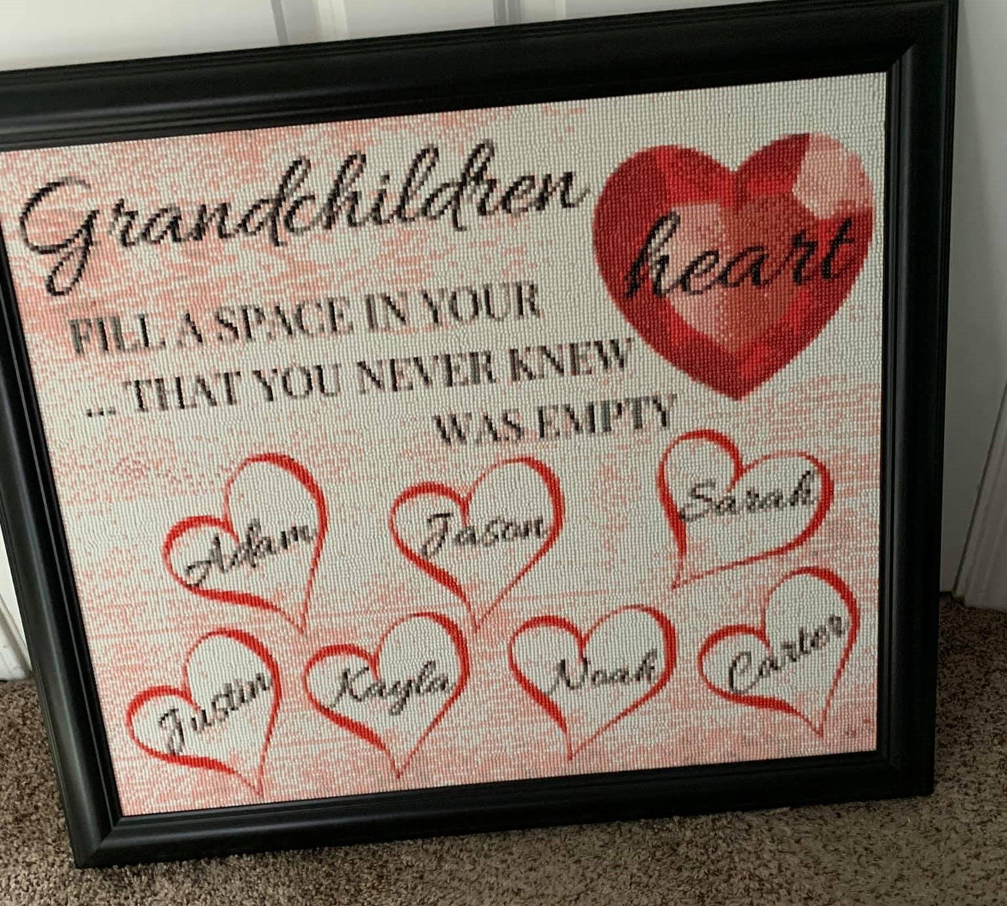 Diamond Art - Personalized Grandchildren (Preorder)