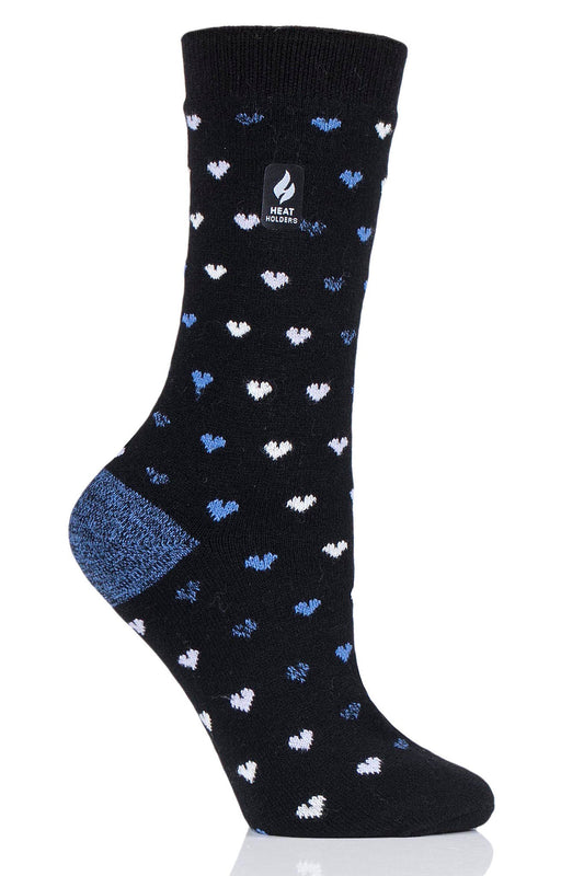 Women's Orchid ULTRA LITE™ Hearts Crew Socks